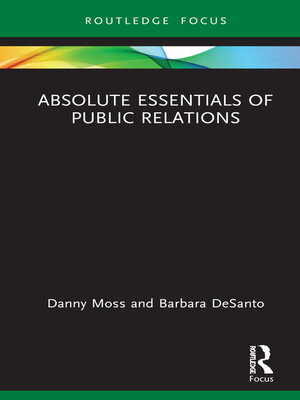 cover image of Absolute Essentials of Public Relations